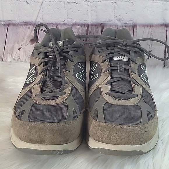 New Balance MW877GT Grey Suede Walking Shoes Sneakers Men’s Size 10.5 - Picture 8 of 17